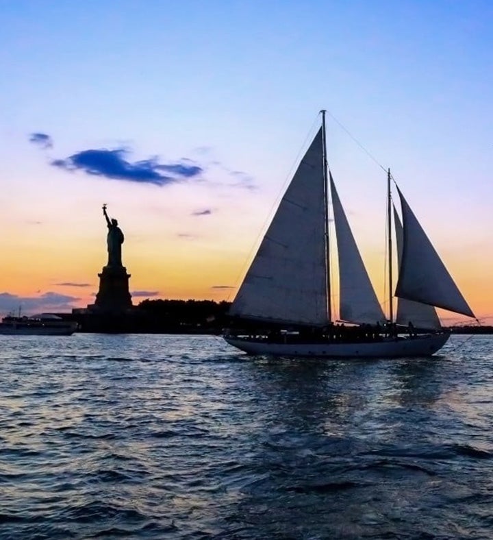 Nyc Sunset Sail Past Statue Of Liberty For Two