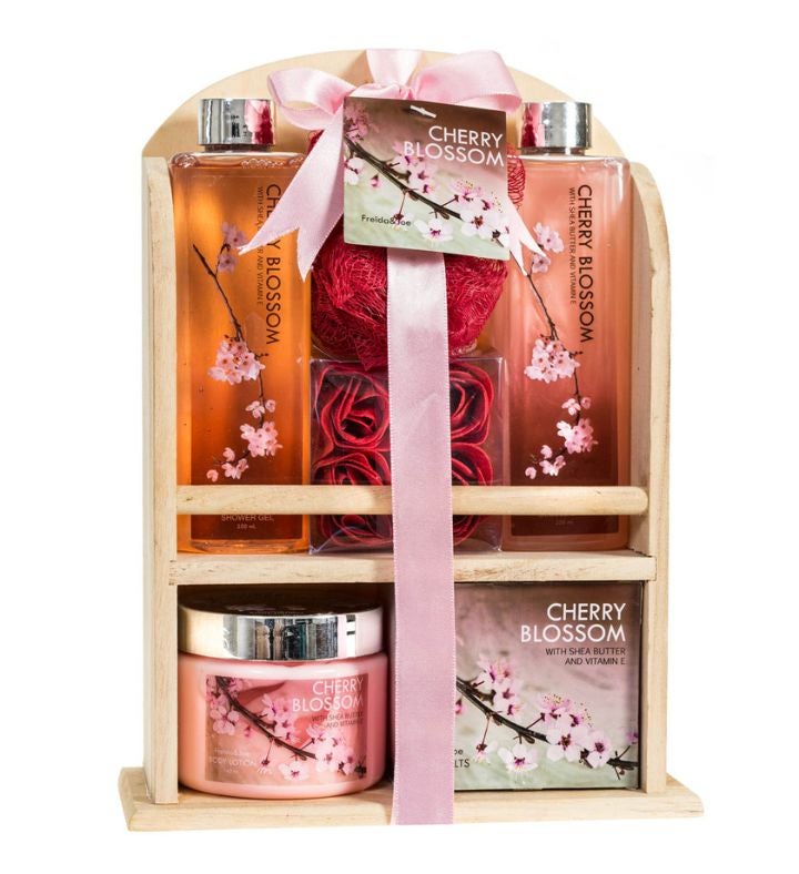 Valentines Day Deluxe Cherry Blossom Spa Gift Set For Women
