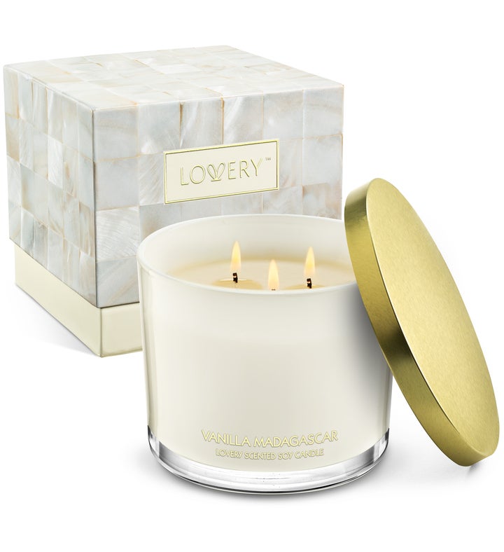 Special Edition Vanilla Madagascar Soy Candle Gift Set, 13oz
