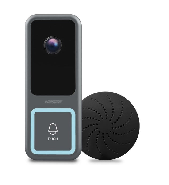Energizer Smart Wifi 1080p Wired Doorbell With Chime