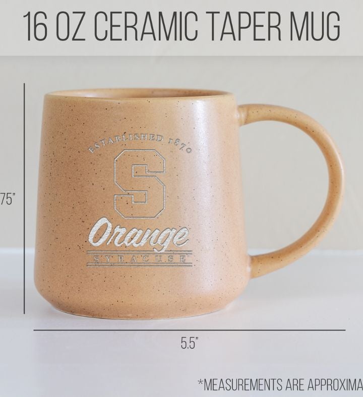 College 16oz Ceramic Taper Mug