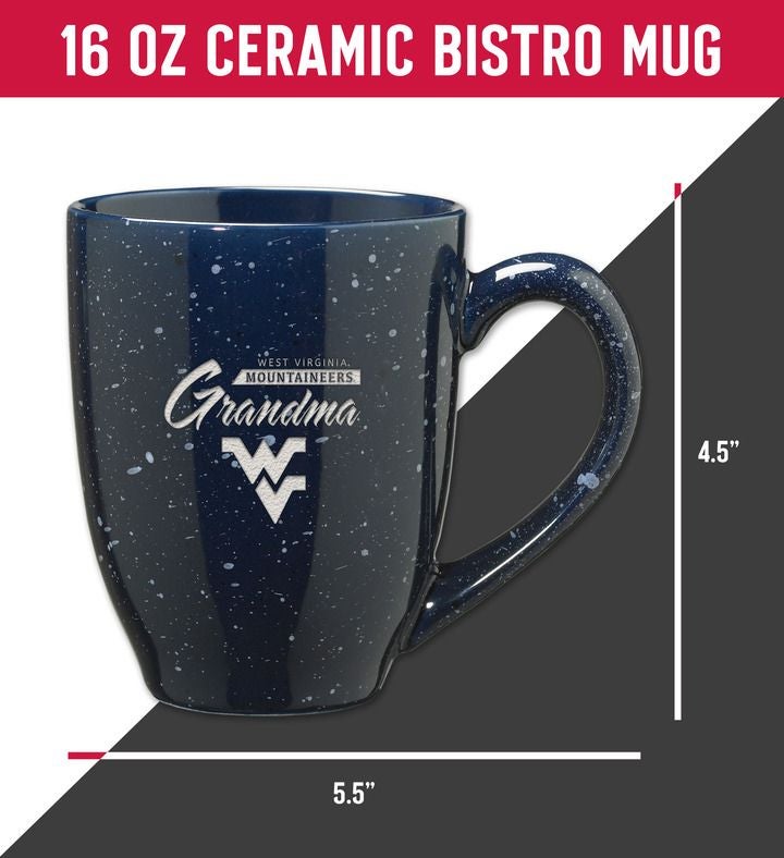 College Grandma Engraved Ceramic Coffee Mug 16 oz.
