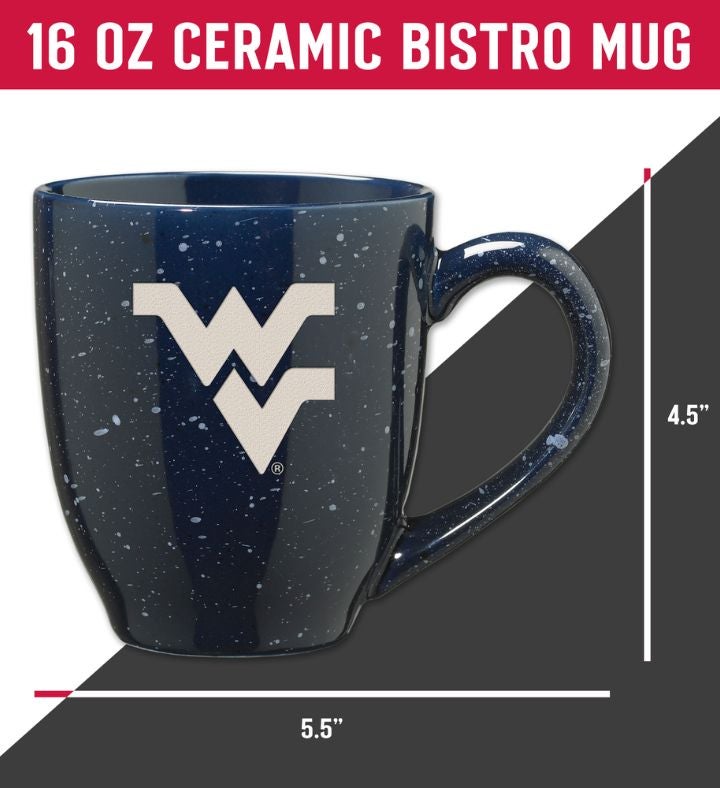 College 16 Oz Laser Engraved Ceramic Coffee Mug