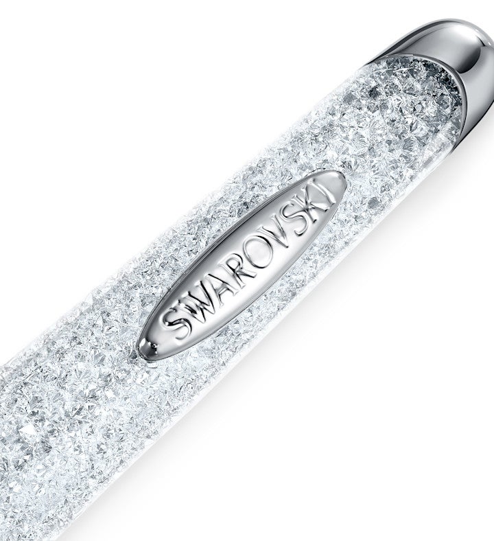 Crystalline Nova Ballpoint Pen, Silver Tone, Chrome Plated