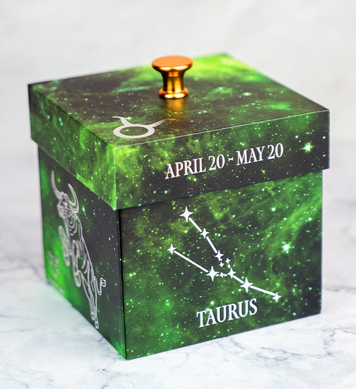Taurus Astrology Gift Box With Cake