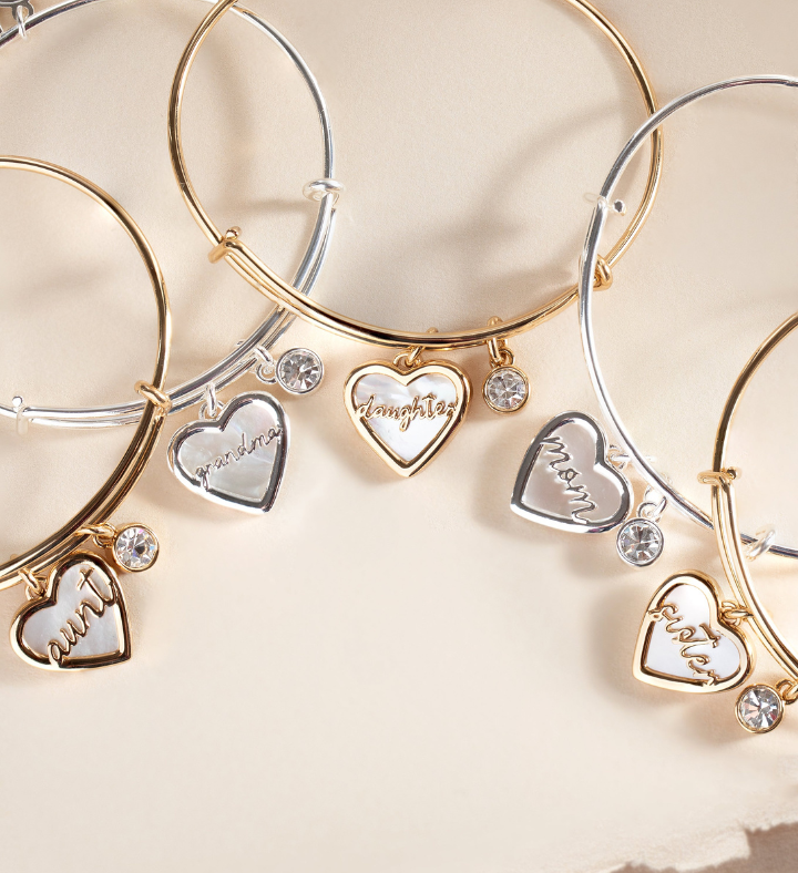Mom Mother Of Pearl Bangle