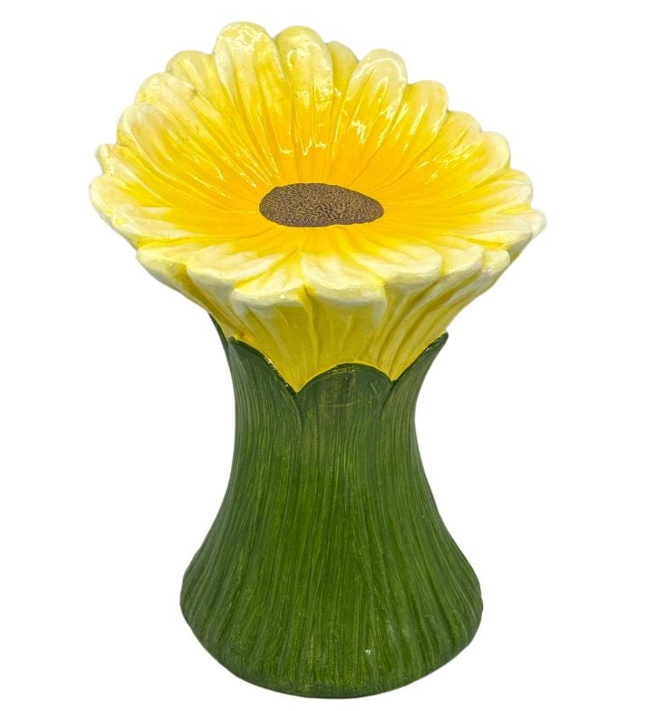 Yellow Sunflower Garden Stool 24"