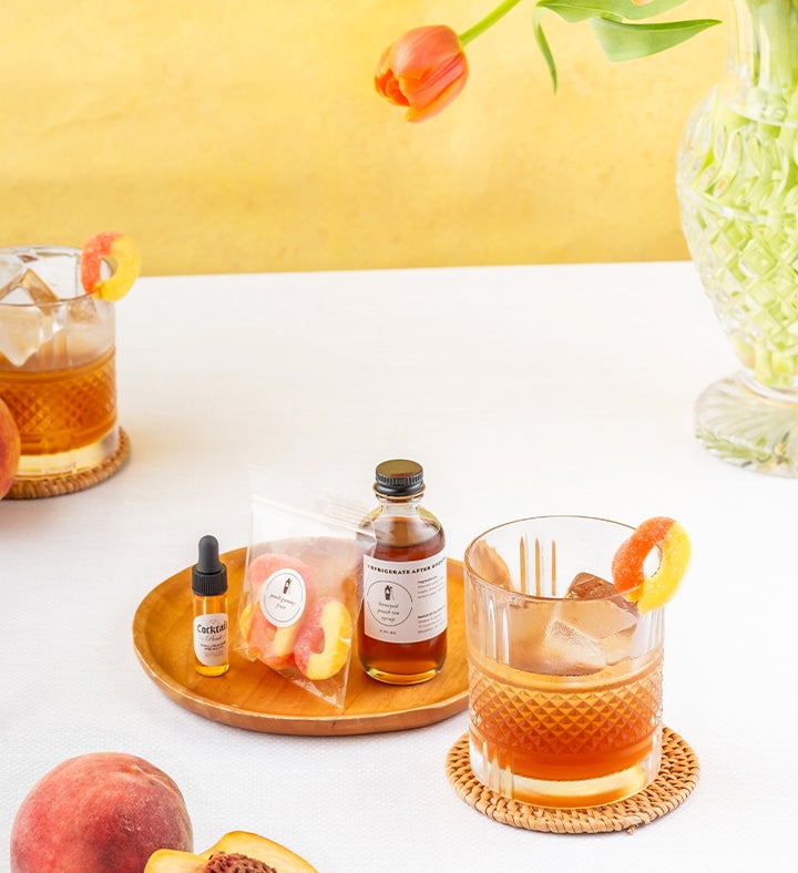 Peach Old Fashioned Cocktail Kit