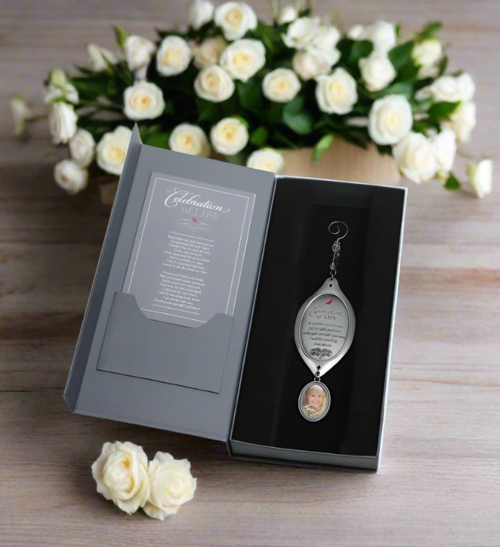 Celebration Of Life Memorial Gift Set – Ornament, Frame And Comfort Blanket