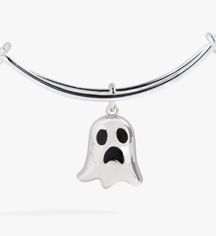 Ghost 'only Here For The Boos' Textured Bangle