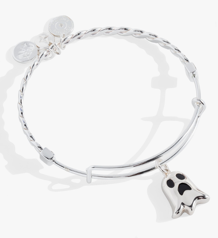 Ghost 'only Here For The Boos' Textured Bangle