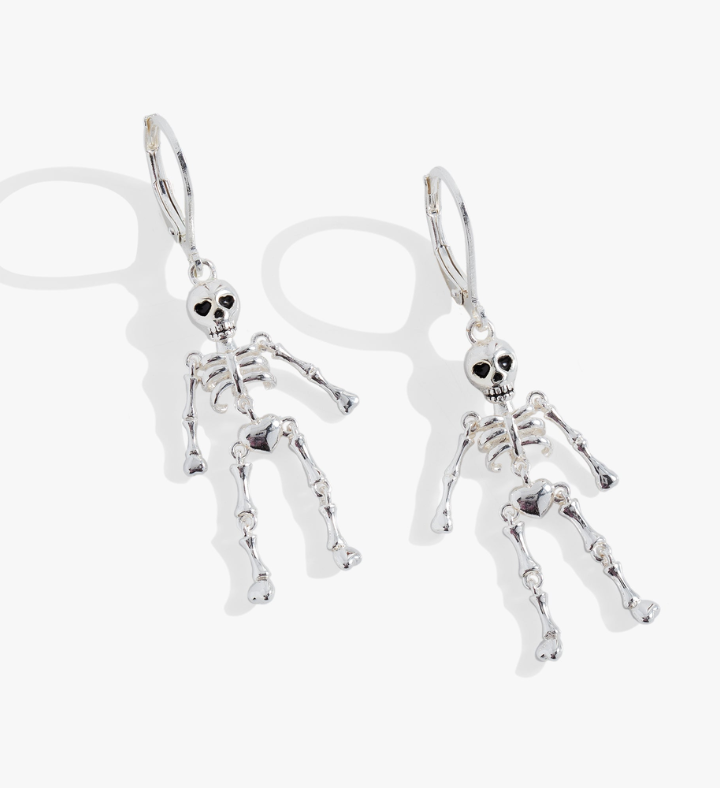 Skeleton Drop Earring