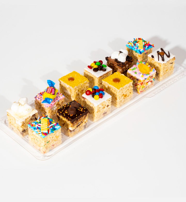 Gluten Free 12 pack Of Assorted Handmade Rice Krispie Treats