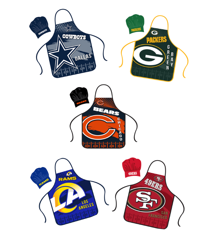 Nfl Apron & Chef Hat Set