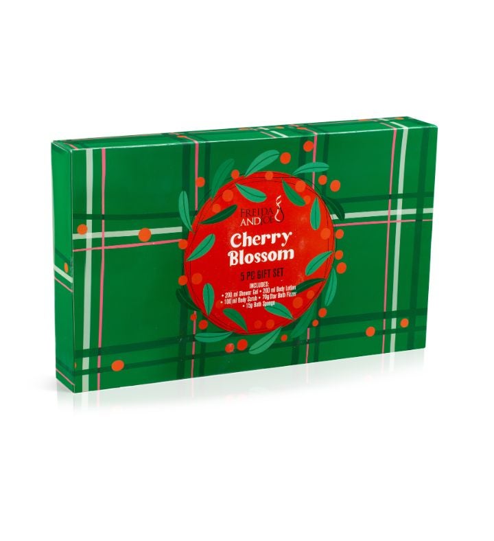 Cherry Blossom 5-Piece Bath and Body Collection Gift Box Set