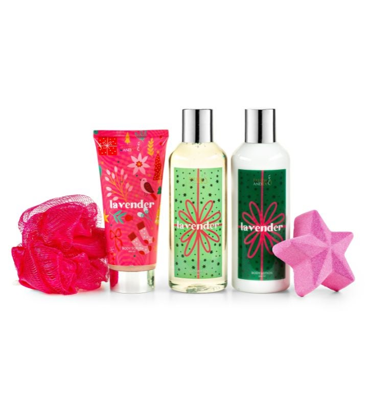 Lavender Fragrance 5-Piece Bath and Body Collection Gift Box