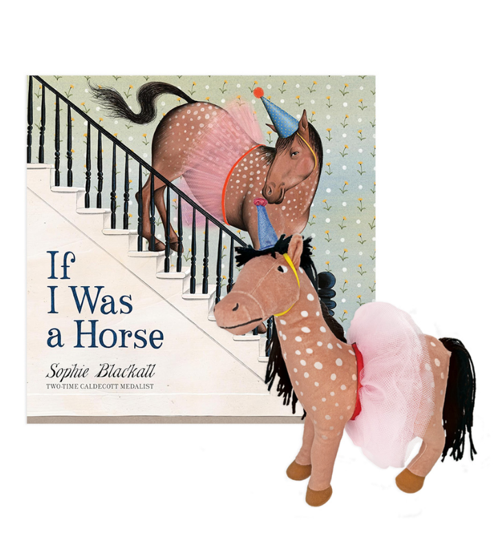 If I Was A Horse 10" Plush And Hardcover Book Gift Set
