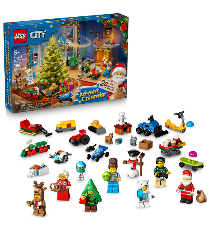 Lego City Advent Calendar 2025, Christmas Gift For Ages 5 And Up 60475