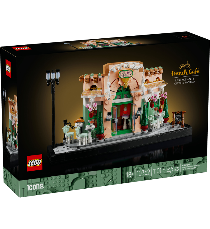 Lego Icons French Cafe Paris Bookshelf Decor 10362