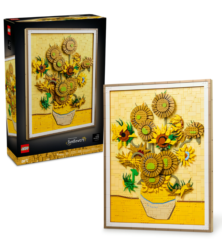 Lego Art Vincent Van Gogh – Sunflowers Wall Artwork Building Set 31215