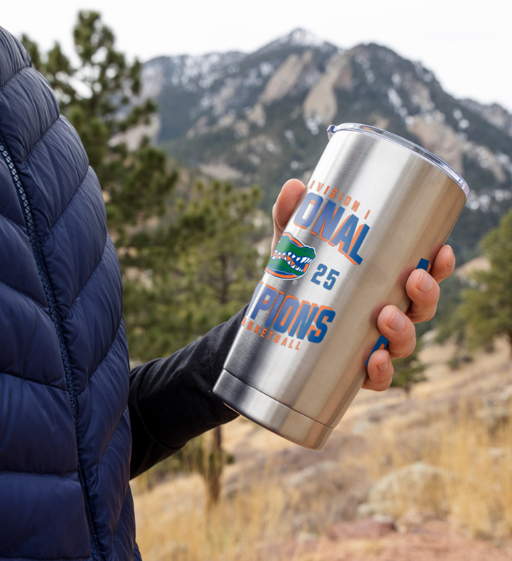 College 20oz Stainless Steel Tumbler With Lid