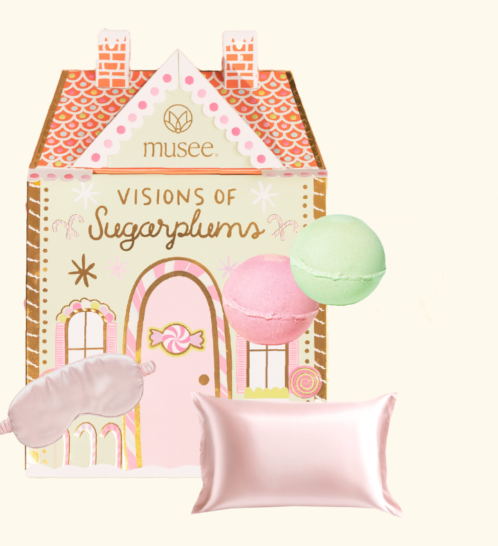 Visions Of Sugarplums Bath Balm, Pillowcase & Eye Mask Set