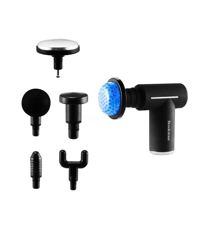 Brookstone Cordless Rechargeable Hot/cold Percussion Massage Gun