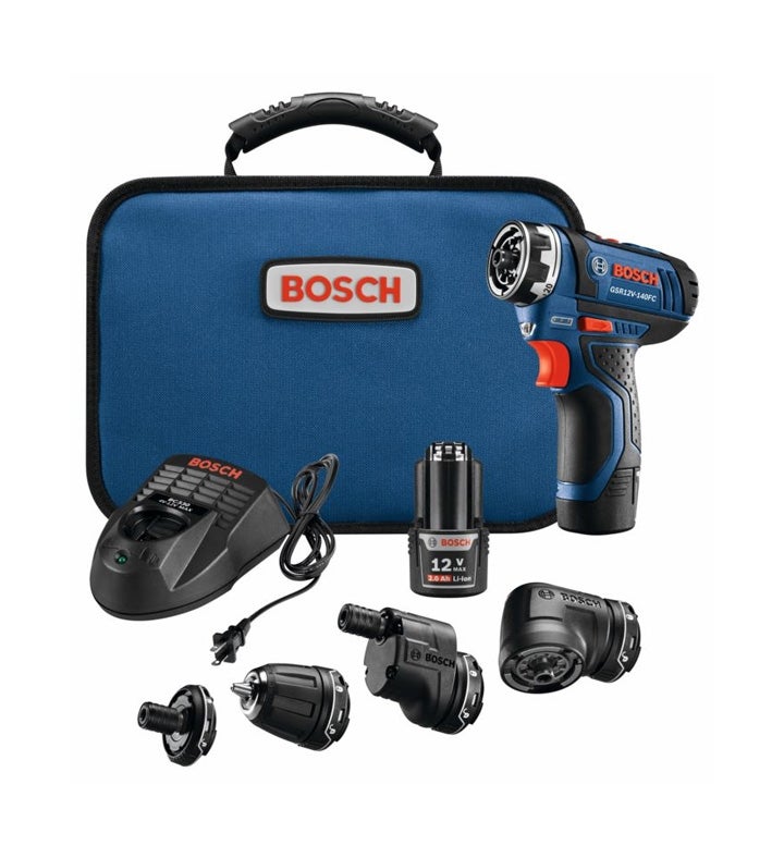 Bosch 12v Max 5 In 1 Flexiclick Drill System