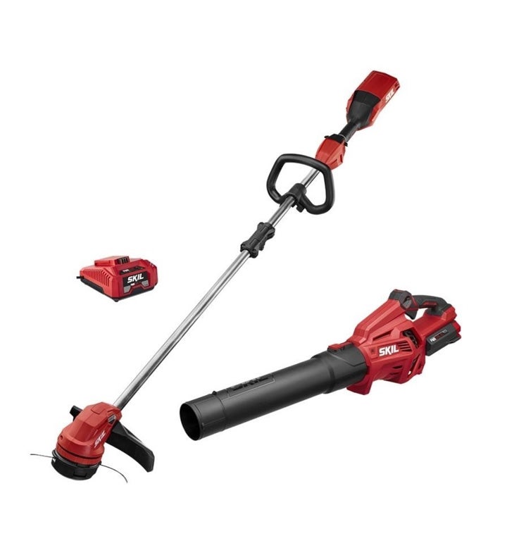 Skil Pwrcore 40v Cordless Blower And Trimmer Combo