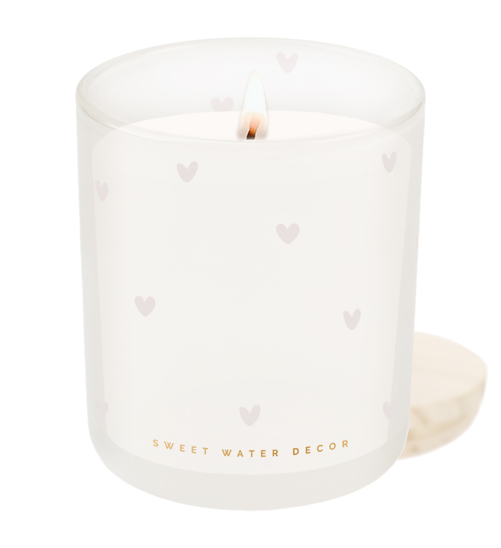 All Over Hearts 12 Oz Soy Candle