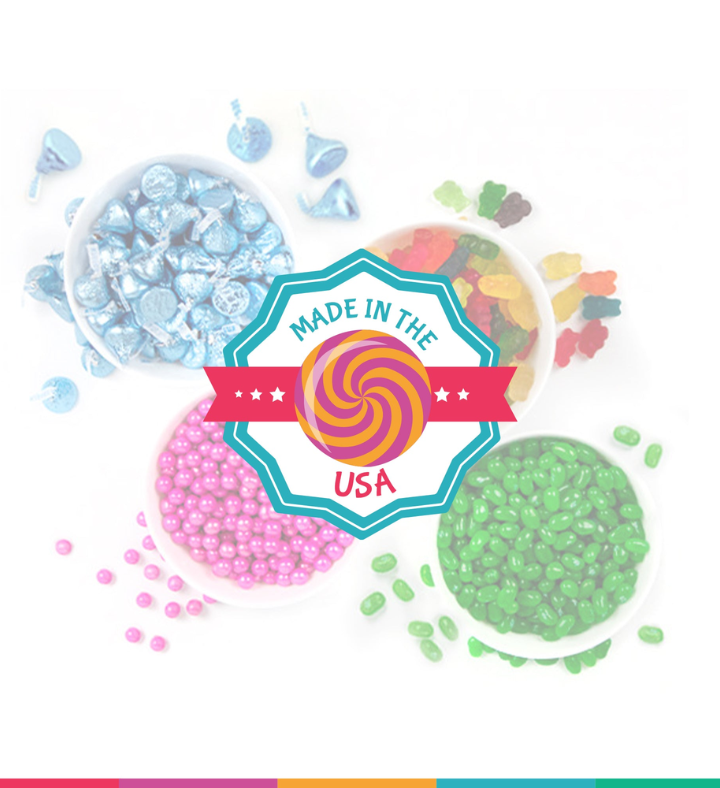 Easter Candy Gift Tin with Chocolate Truffles Bunny & Chicks by Just Candy