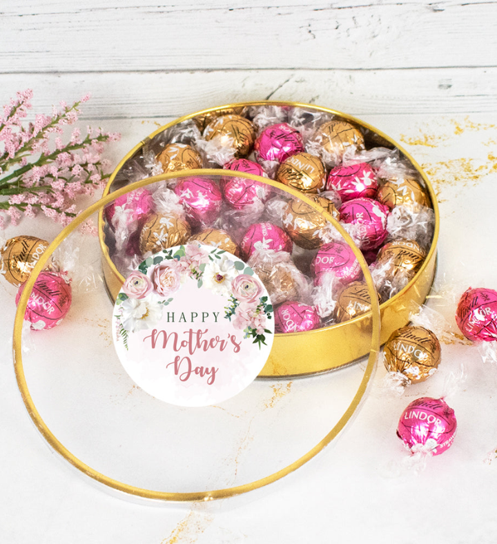 Mother's Day Chocolate Truffle Gift Tin - Flowers By Just Candy