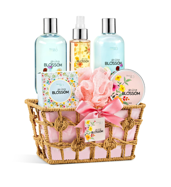 Spring Blossom Spa Gift Basket For Mom