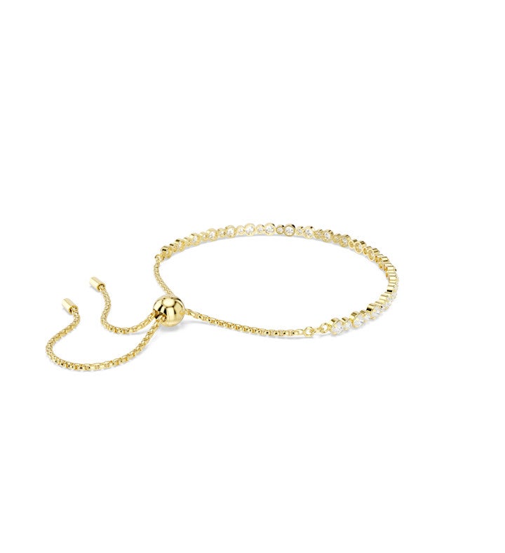 Matrix Bracelet Round Cut White Gold-tone Plated