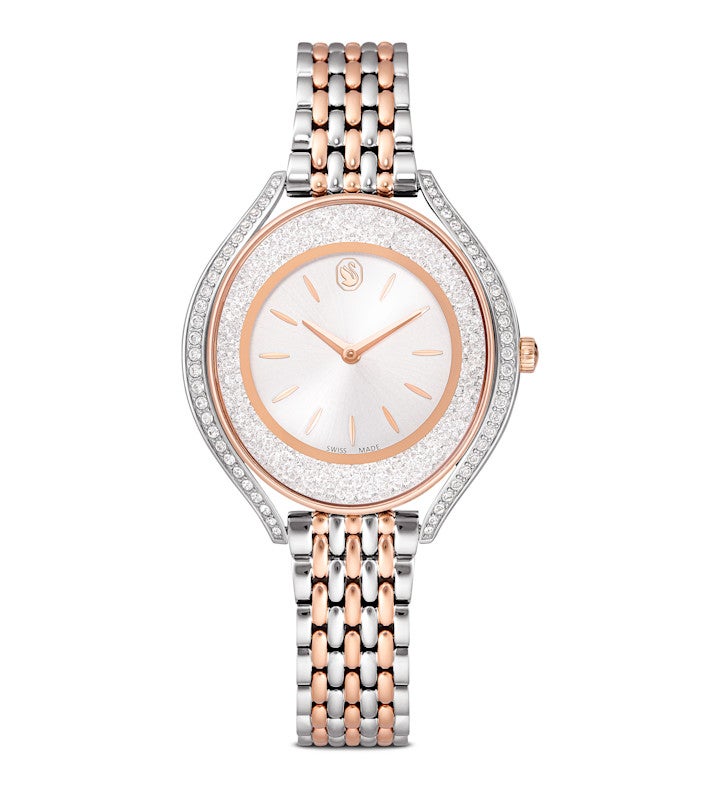 Crystalline Aura Watch Swiss Made Mixed Metal Finish