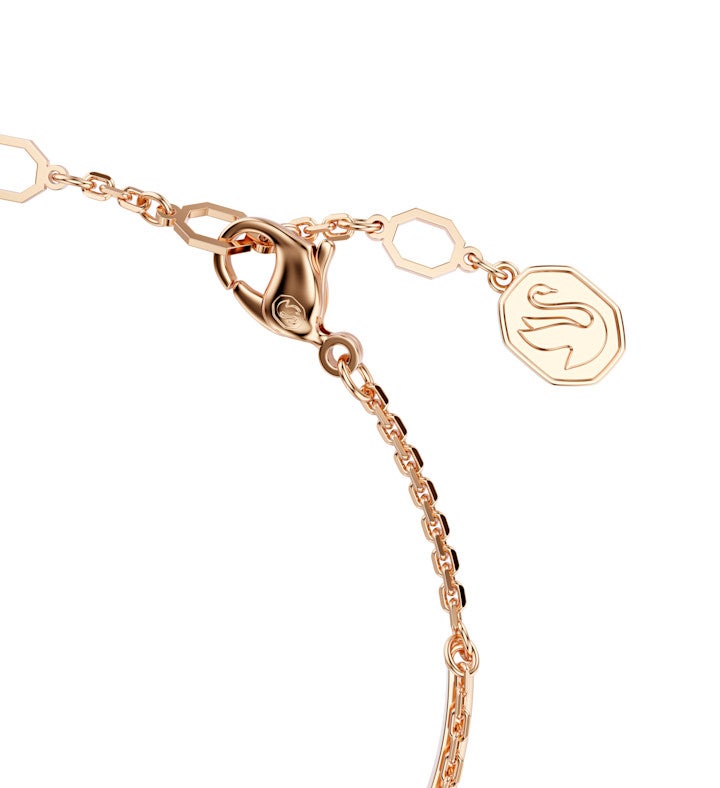 Sublima Bangle White Rose Gold-tone Plated