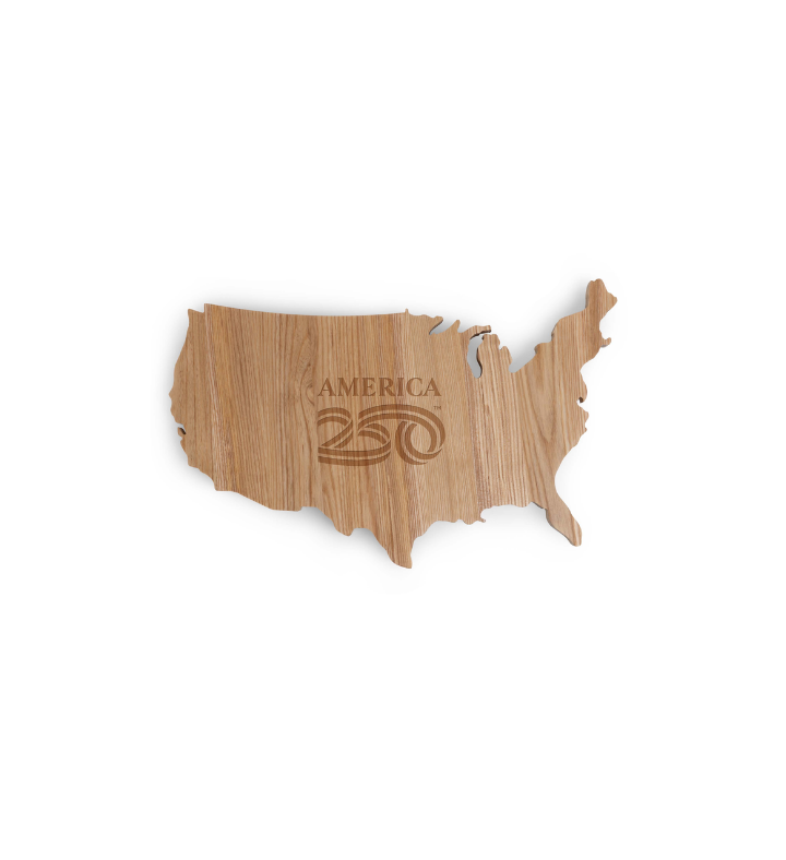America250   Usa Map Serving Board,  ashwood