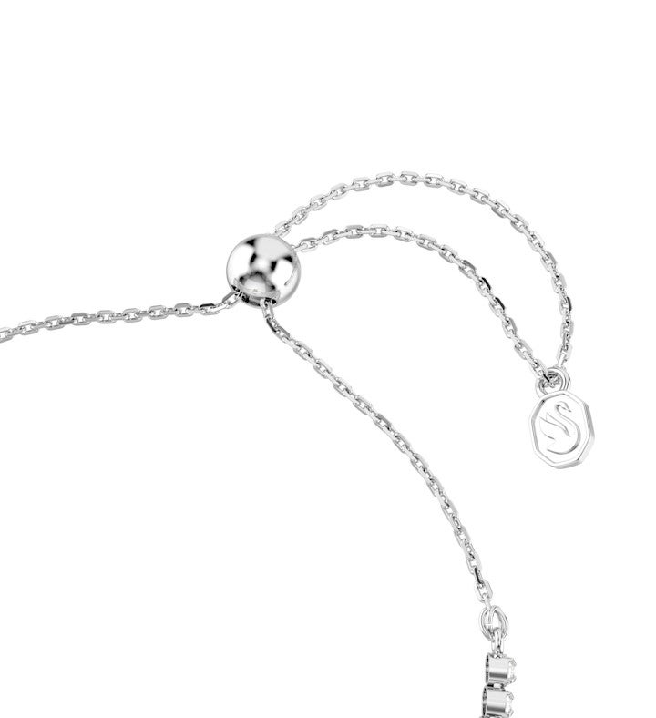 Idyllia Bracelet, Mixed Cuts, Heart With Arrow, White, Rhodium Plated