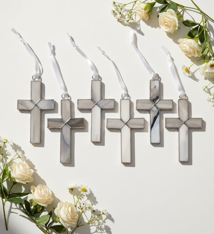 Always In Your Heart Stained Glass Cross Memorial & Sympathy Gift