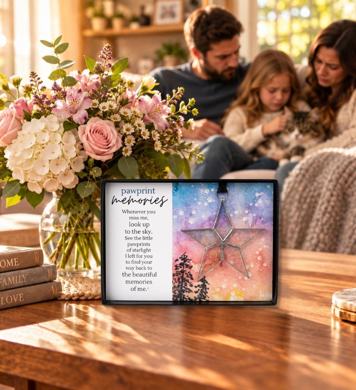Pawprints Left By You: Pet Memorial Gift For Cat Or Dog Loss