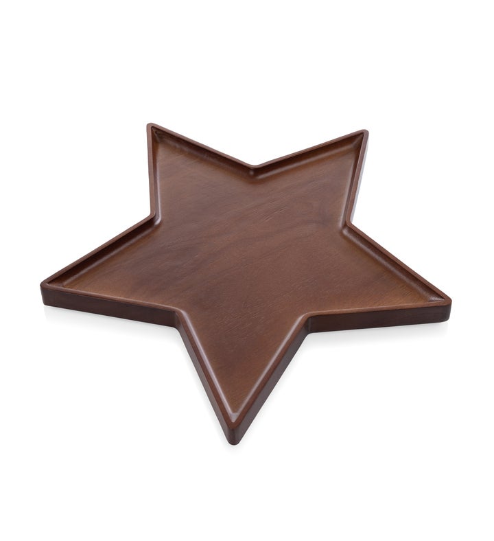 Star Stained Parawood Serving Tray