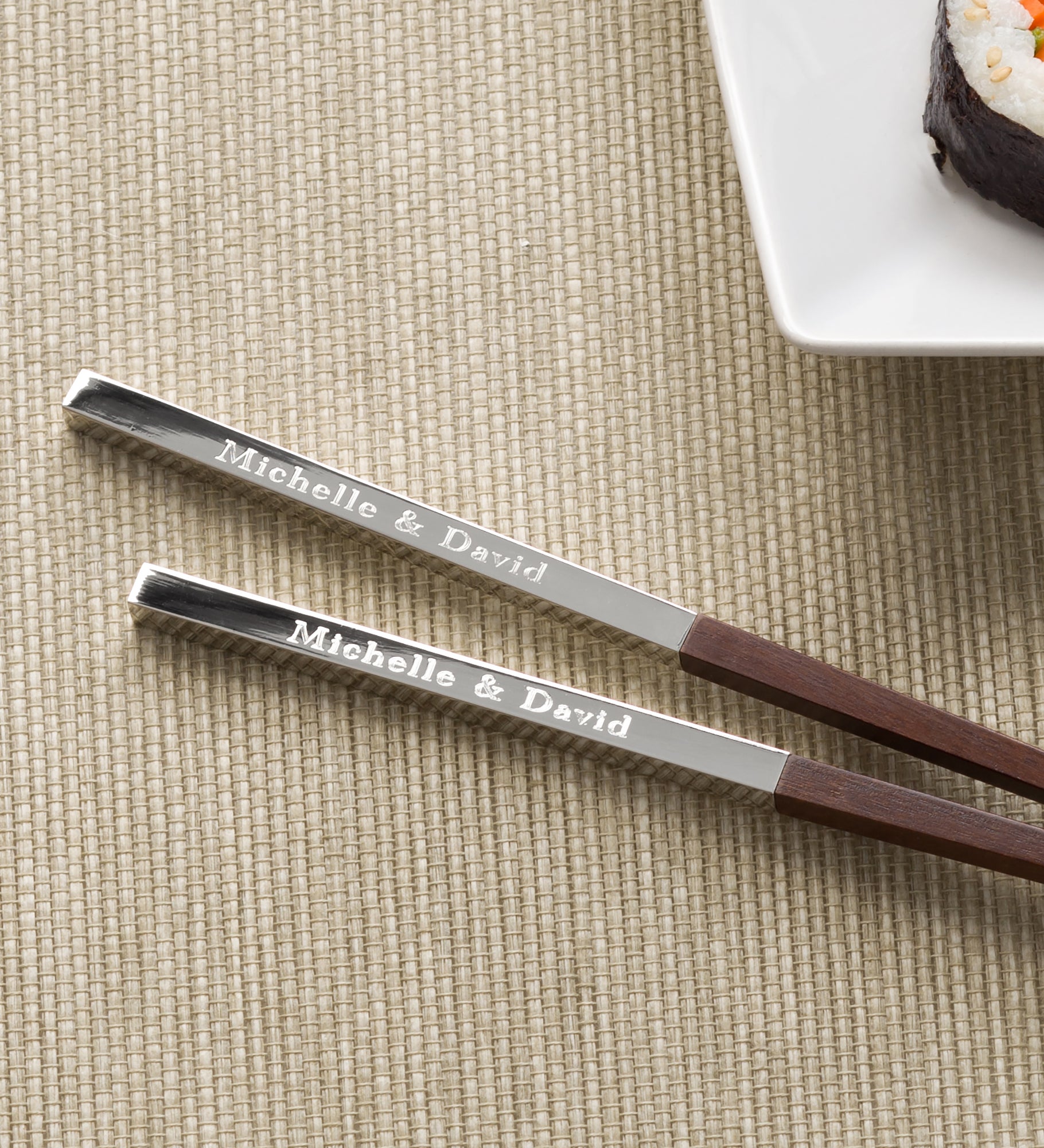 Personalized Chopstick 3 piece Set