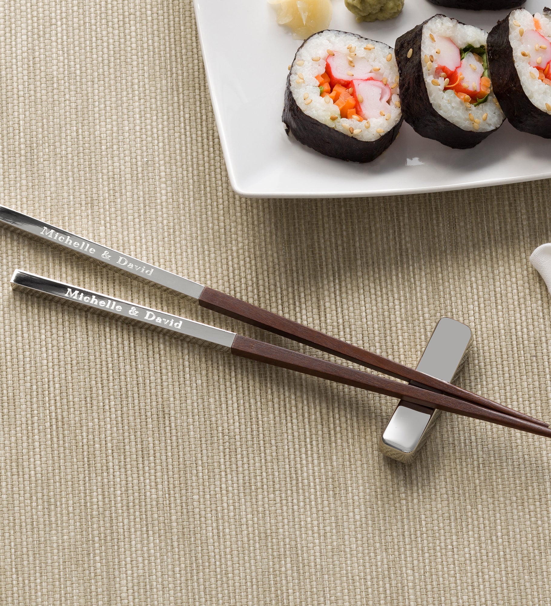 Personalized Chopstick 3 piece Set