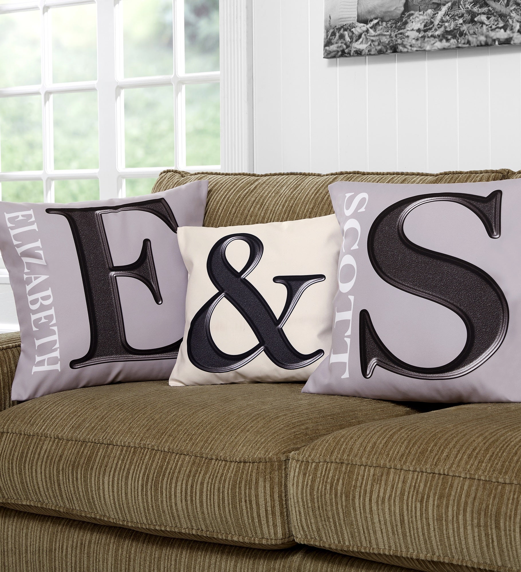 Monogram Personalized Throw Pillow