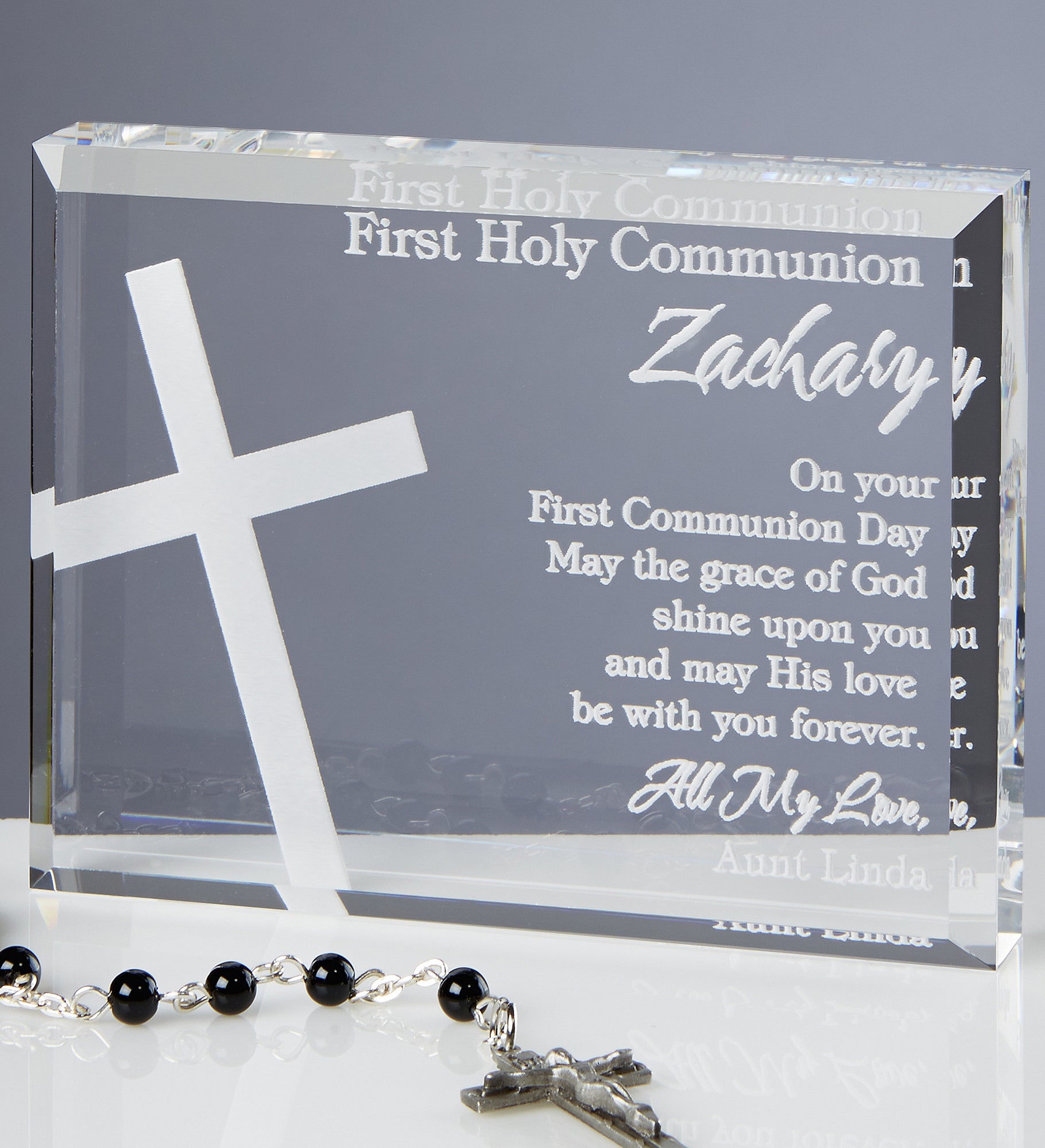 First Communion Blessing Personalized Keepsake 