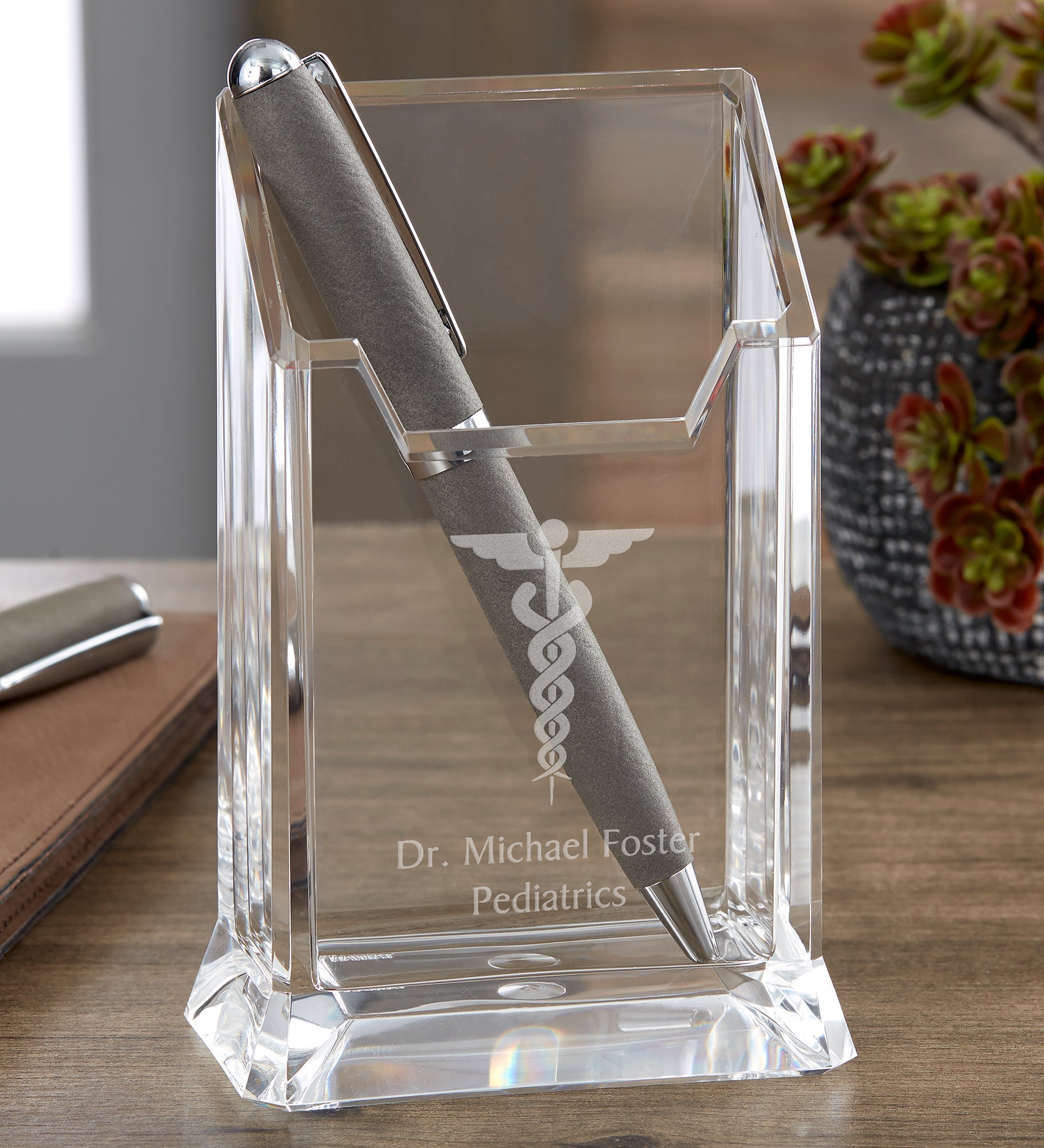 Doctor's Office Personalized Acrylic Pen & Pencil Holder