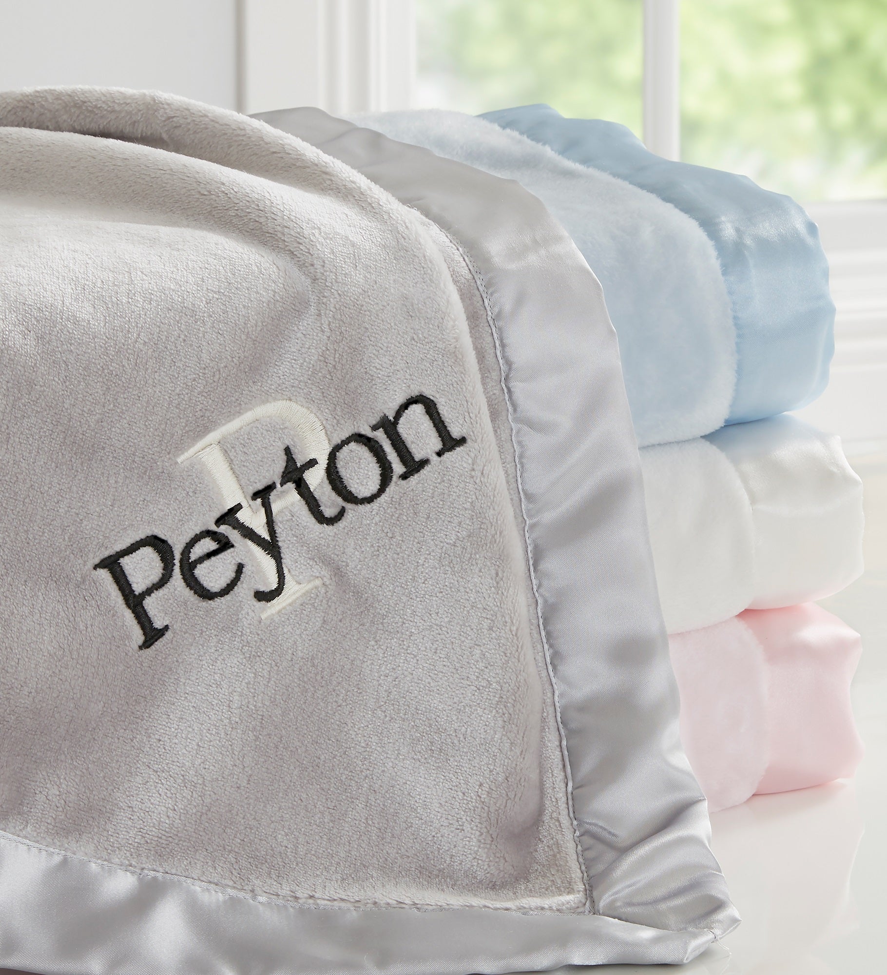 All About Me! Embroidered Baby Blanket