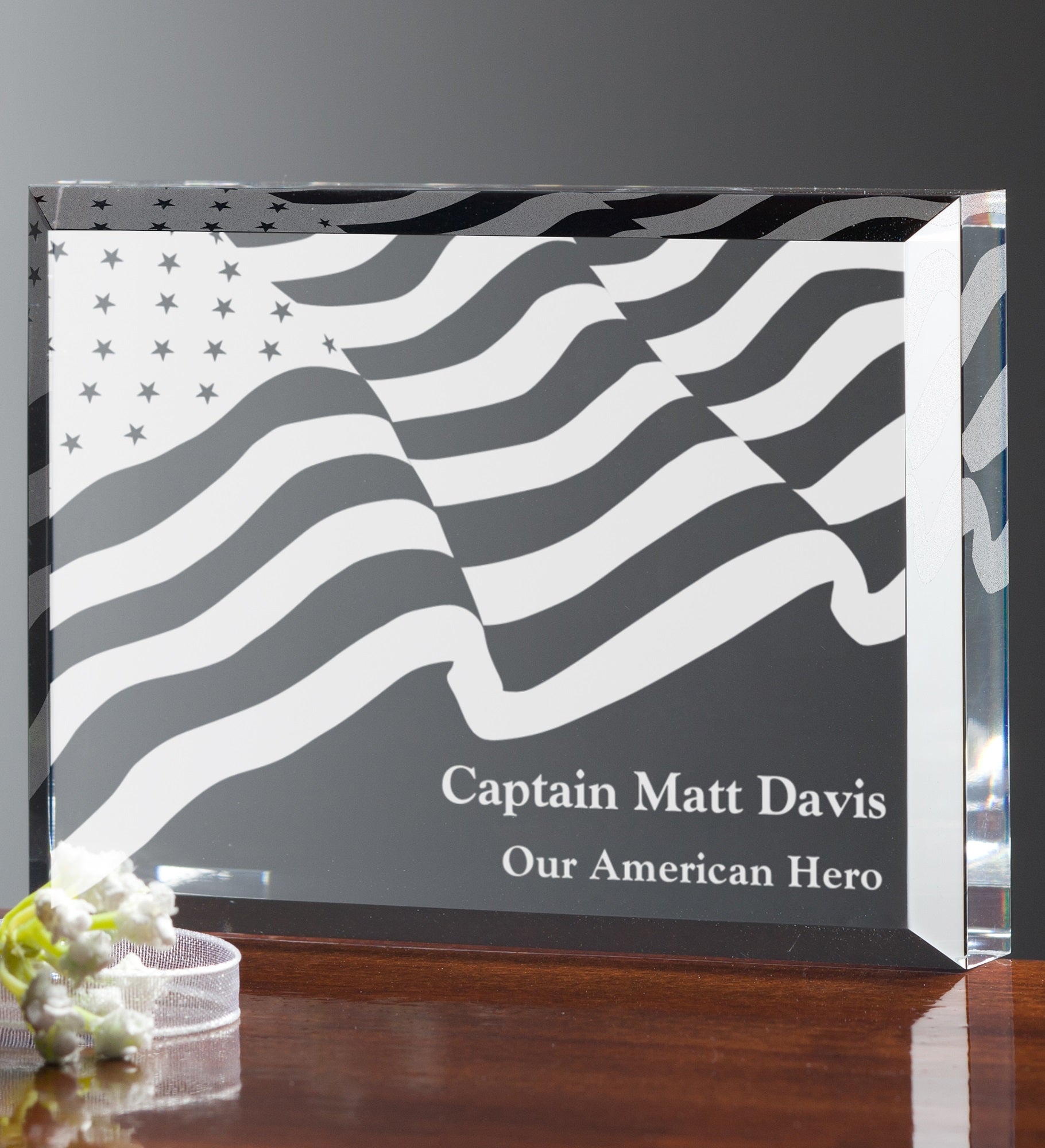 American Hero Personalized Keepsake