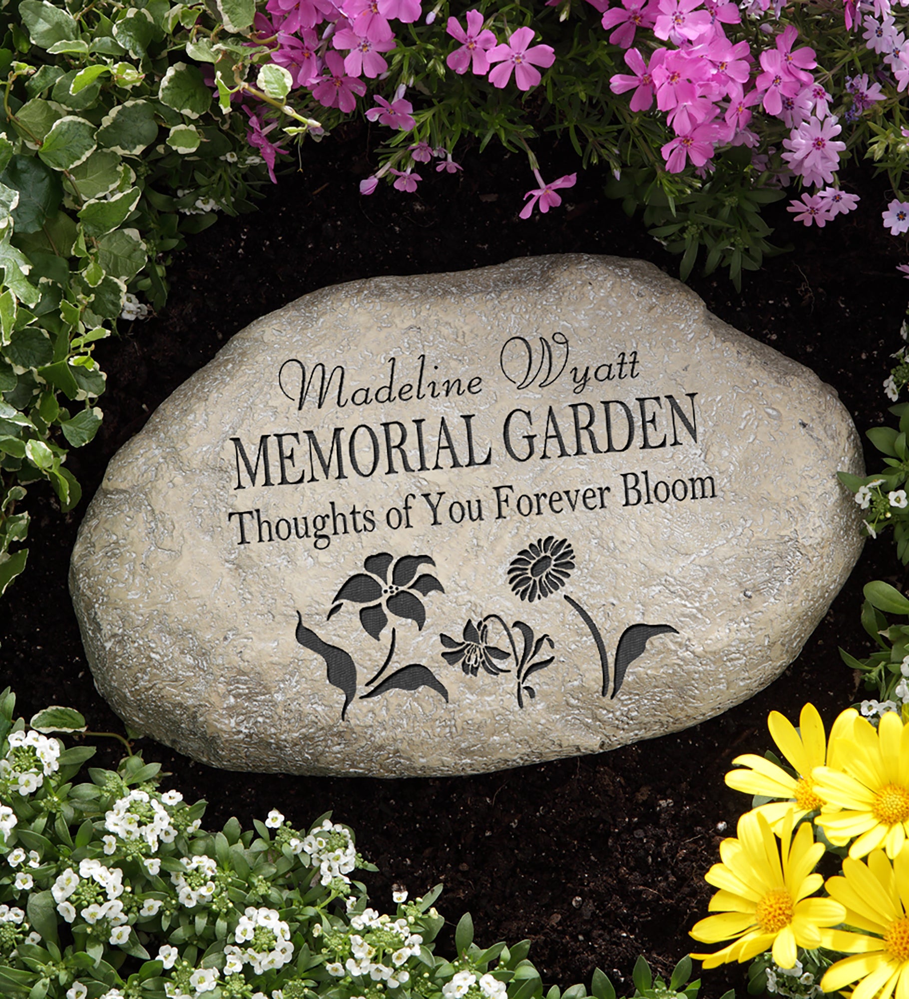 Memorial Garden Personalized Garden Stone