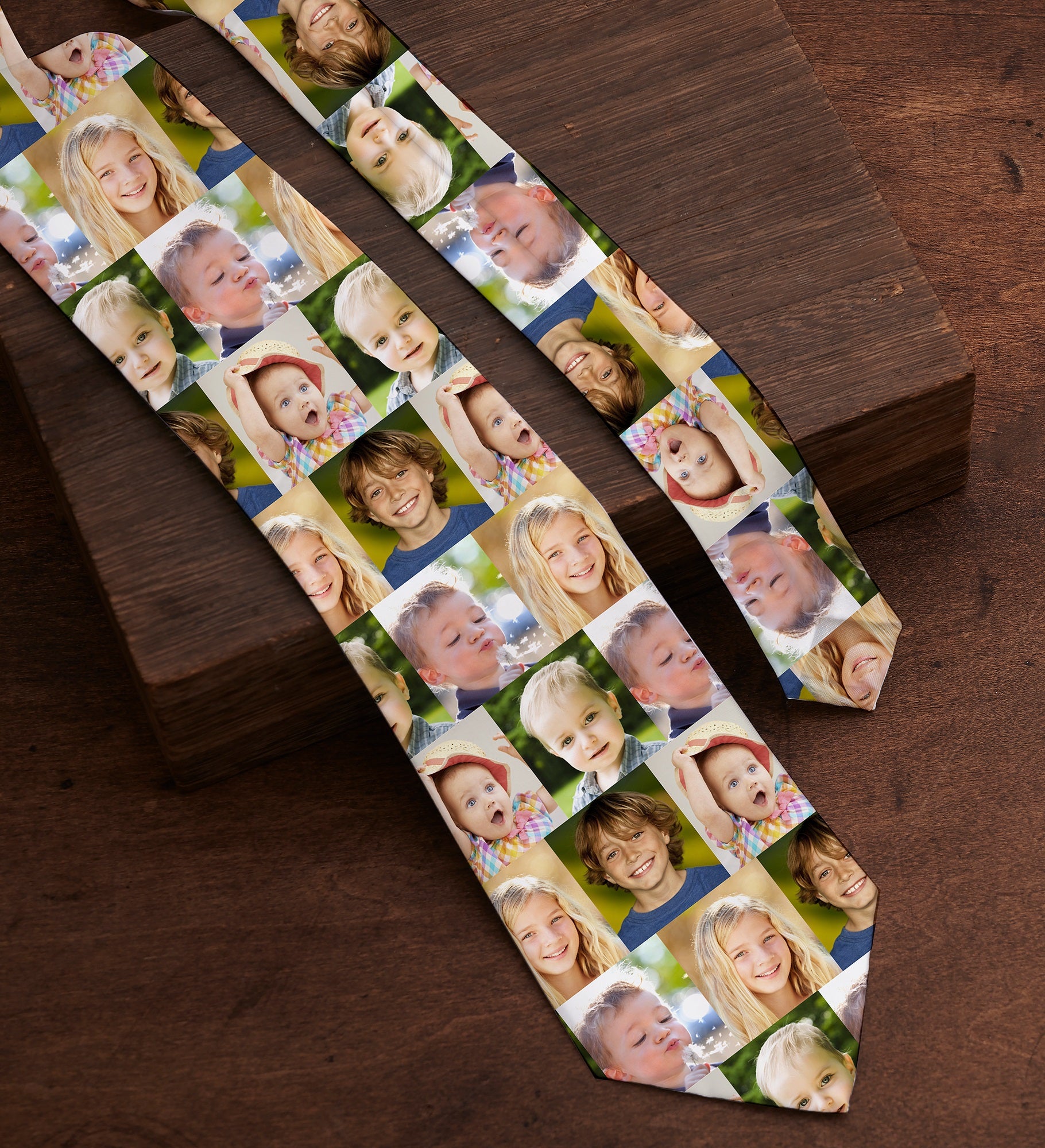 Favorite Faces Personalized Photo Collage Tie
